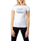 Armani Exchange White Cotton T-Shirt
